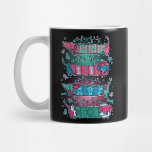 Ugly sweater wiener dogs Mug